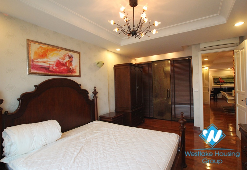 Luxury spacious apartment for rent in Ciputra, Tay Ho, Hanoi